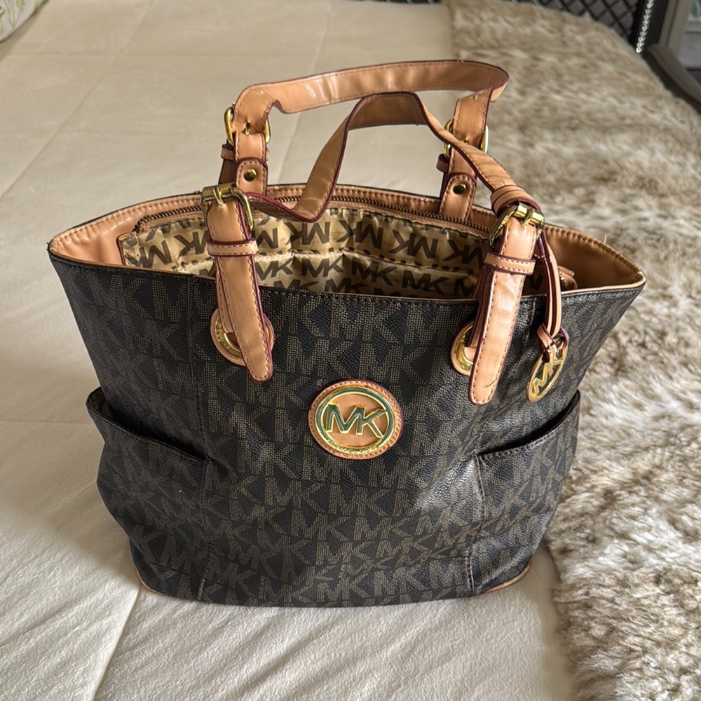 Michael Kors Brown Tote Bag